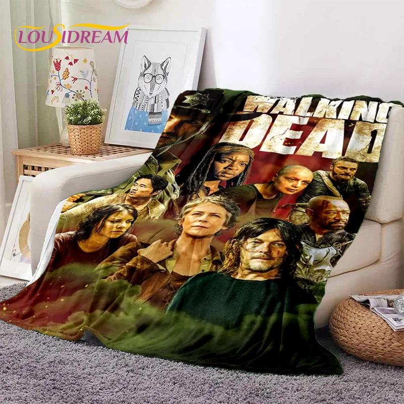 The Walking Dead Lincoln TWD Soft Flannel Blanket for Beds Bedroom Sofa Picnic,Throw Blanket for Cover Outdoors Leisure Nap Gift