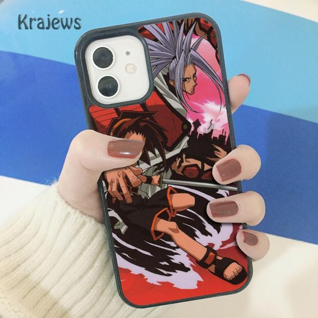 Мягкий чехол для телефона Krajews Anime Shaman King Bling для iPhone 14 5 SE 6s 7 8 plus XR XS 11 12 13 pro max Samsung S21 S22ultra