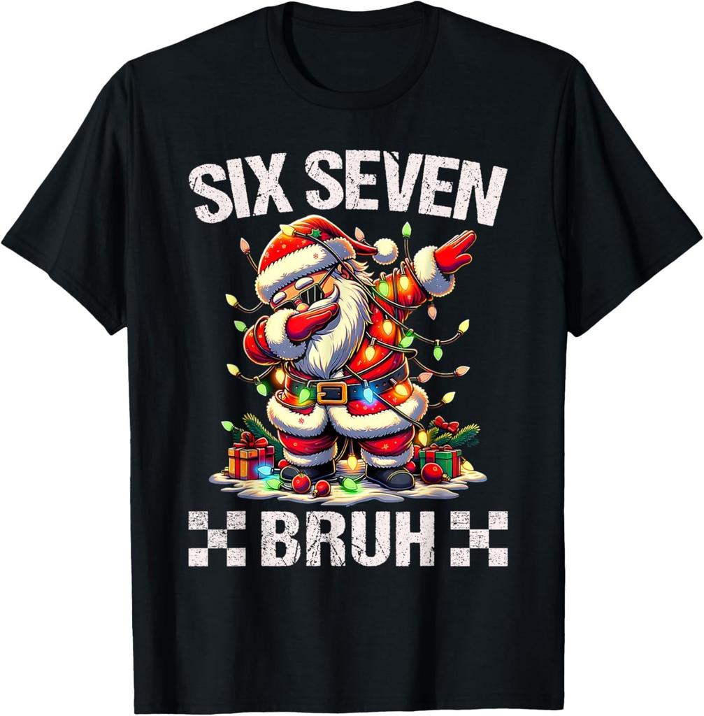 67 Six Seven Burh Funny Christmas 6 7 Meme Men Women Kids T-Shirt