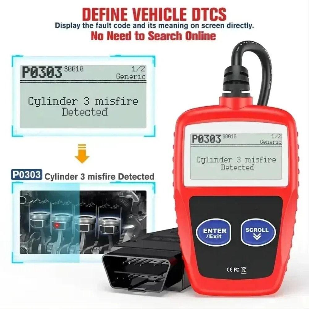 Точные диагностические сканеры OBD2 для мотоциклов Статус монитора выбросов