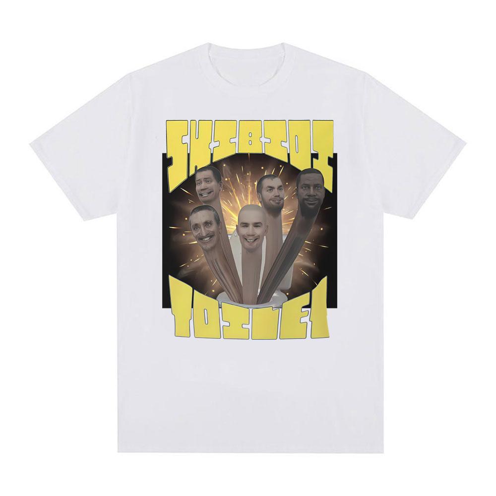 Skibidi Toilet Meme Funny Printed T Shirt Unisex Women Fashion Vintage Classic Tshirt Tops Cozy Short Sleeve ONeck Loose T Shirts