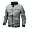 Весна Осень Мужская Куртка-Бомбер Повседневная Легкая Куртка Для Мужчин Спортивная Ветровка Пальто На Молнии С Карманами Одежда