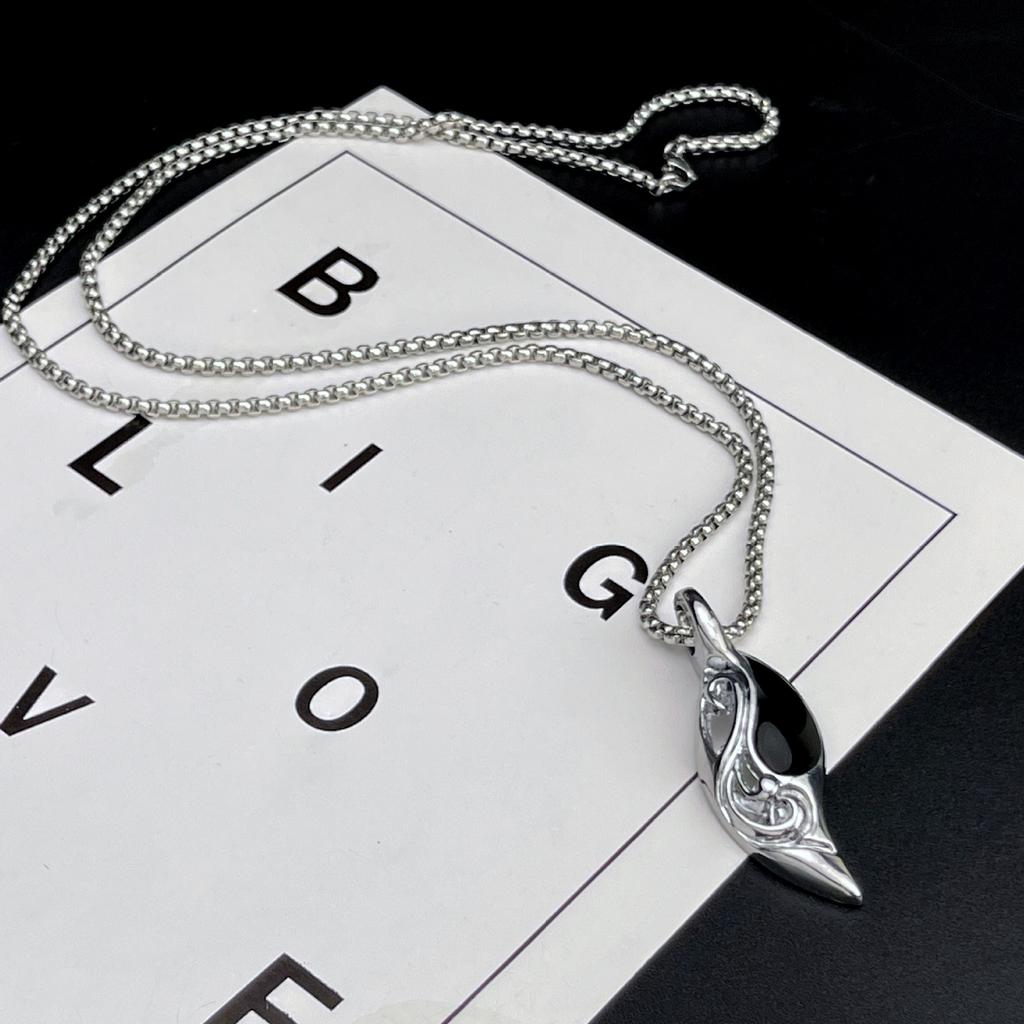 Ювелирное ожерелье в стиле ретро викингов, индивидуальное креативное геометрическое ожерелье из нержавеющей стали в стиле панк