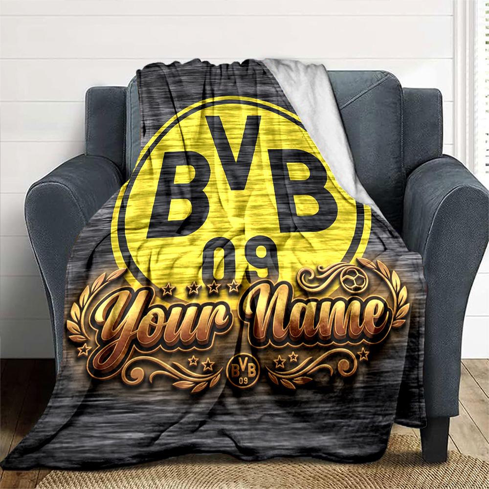 1pc Personalized Name B-BVB Blanket, Gift, for Men and Women, Soft Blanket, Good for Sofa Bed Couch Travel, Lightweight Flannel Blanket