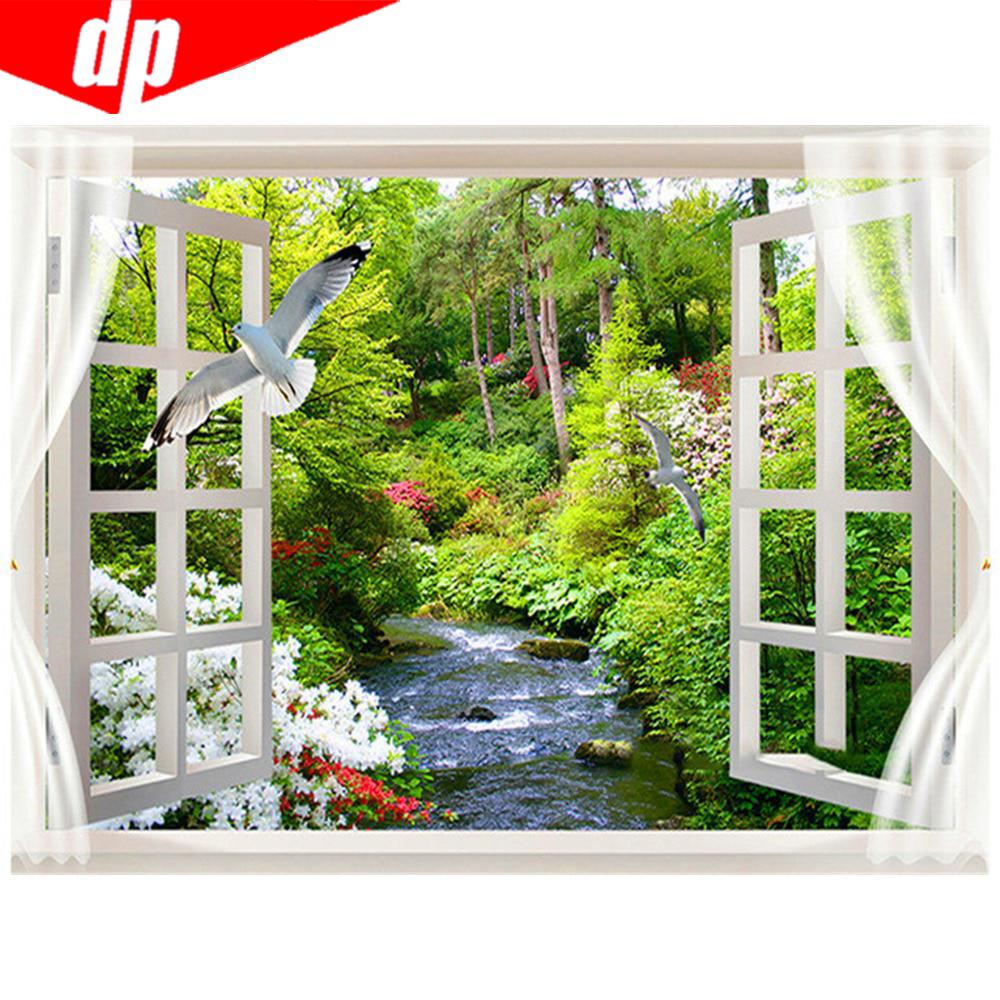 DIY комплект алмазной живописи кошка животные фотографии стразов Алмазная вышивка распродажа цветок уличный пейзаж мозаика вышивка крестиком домашний декор