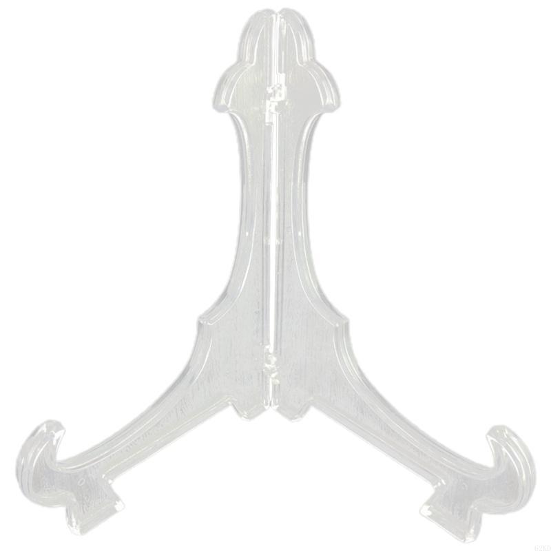 62KD 10pcs Foldable Triangle Display Stand Multifunction Plate Photo Card Book