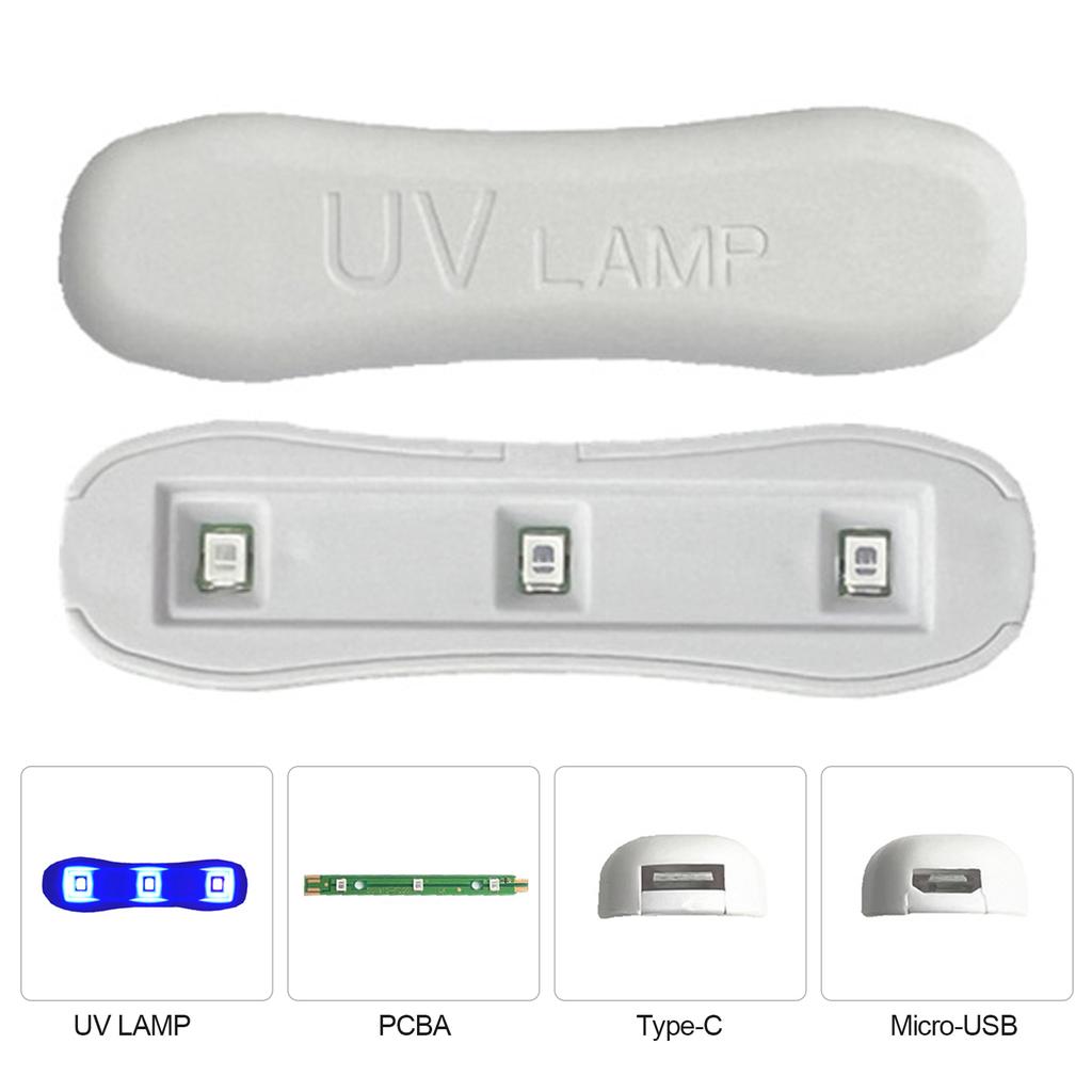 Car Glass Repair Curing Lamp Mini Resin Curing Glue UV Lamp Lighting Set Tool Car Front Windshield Glass Crack Repair Tools