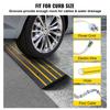 Curb Ramp, 2.6" Rise Rubber Driveway Ramps, Heavy Duty 33069 lbs Weight Capacity Threshold Ramp, Curbside Bridge Ramps for Loading Dock Garage