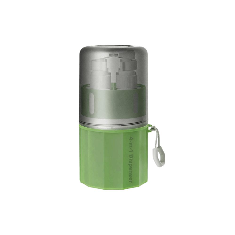 4in1 Travel Bottles Set Refillable Travel Dispenser Bottle  For Smooth Wall Surfaces