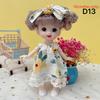 Мини-кукла 17 см, 13 подвижных суставов, с 3D большими глазами, DIY-кукла с одеждой, наряд, 1/12, модная кукла, подарок для детей, девочек