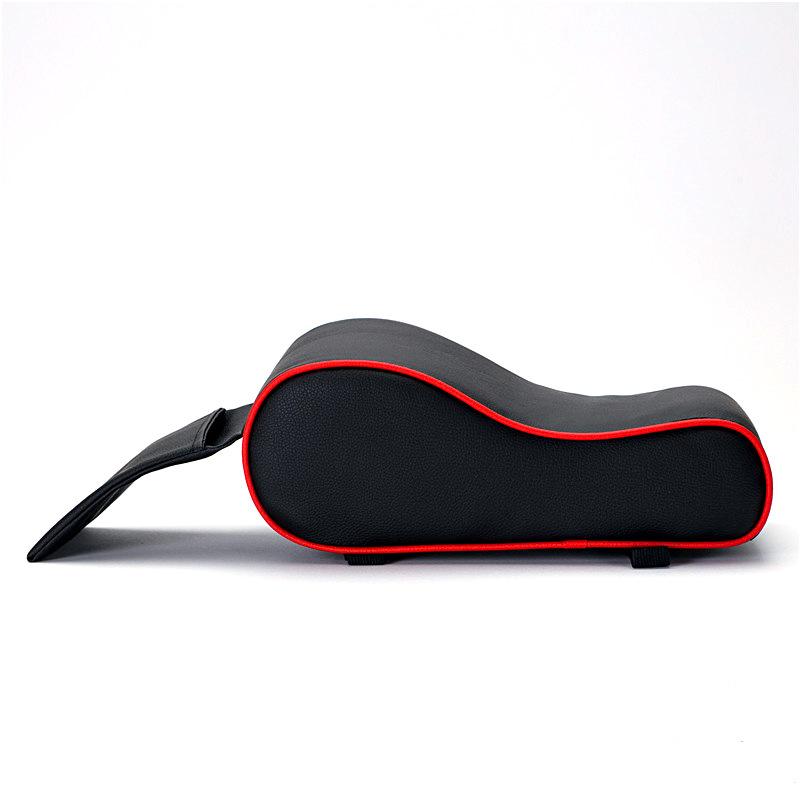 Подушка для подлокотника автомобиля из искусственной кожи, подушка для центральной консоли, подлокотник для сиденья, увеличивающая мягкая подушка, поддержка рук с сумками для хранения