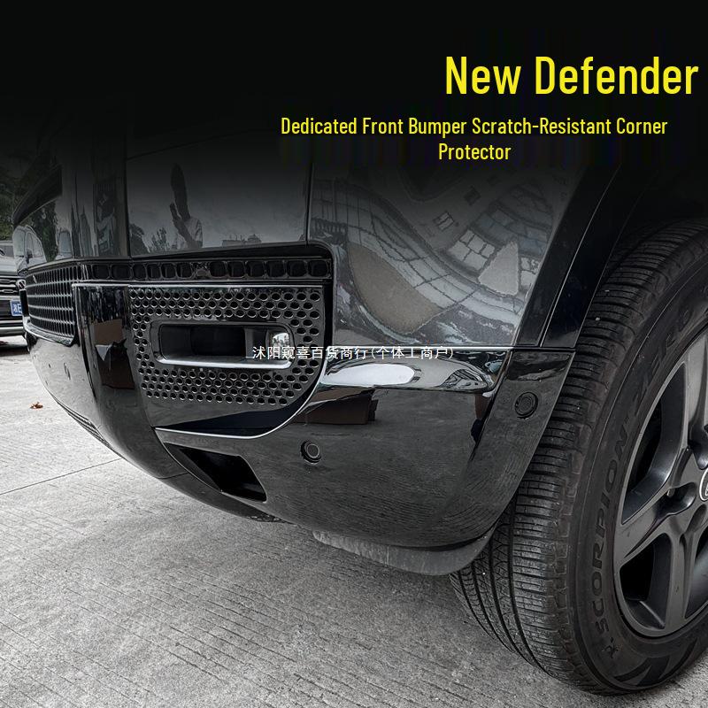 Front Bumper Guard for 2020-2025 Land Rover Defender 90/110: Corner Protector & Decoration