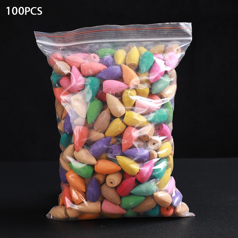 Backflow Incense Cones Pack Mixed Flavor Natural Sandalwood Aloes And More