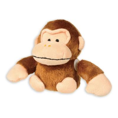 Непослушный Горилла Братья Прыгающий Талисман, Прибл.. 12,5 см, трясется и вращается (Майки (коричневый))