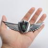 lkdxh8 For Skoda Fabia Rapid Superb Octavia A 5 A7 2 Scala Kodiaq Karop Car Styling 3D Metal Wings Trunk Side Window Body Sticker Decal