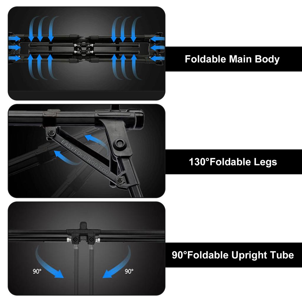 Набор рыболовных снастей Регулируемая подставка для удочки с сигнализатором поклевки и поворотником для рыболовной наживки