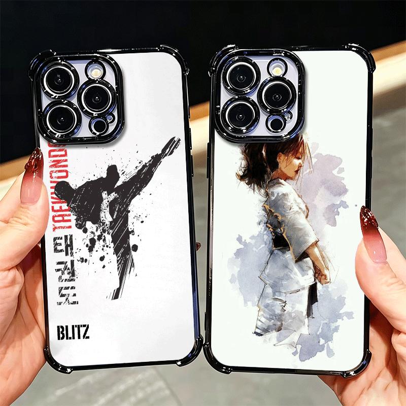 Чехол для телефона с покрытием Taekwondo Kungfu Design для Xiaomi Poco X5 X6 X7 X8 Pro Max F8 Ultra F7 M8 M7 M5S Redmi 15C 15 14C 13C 13 X3