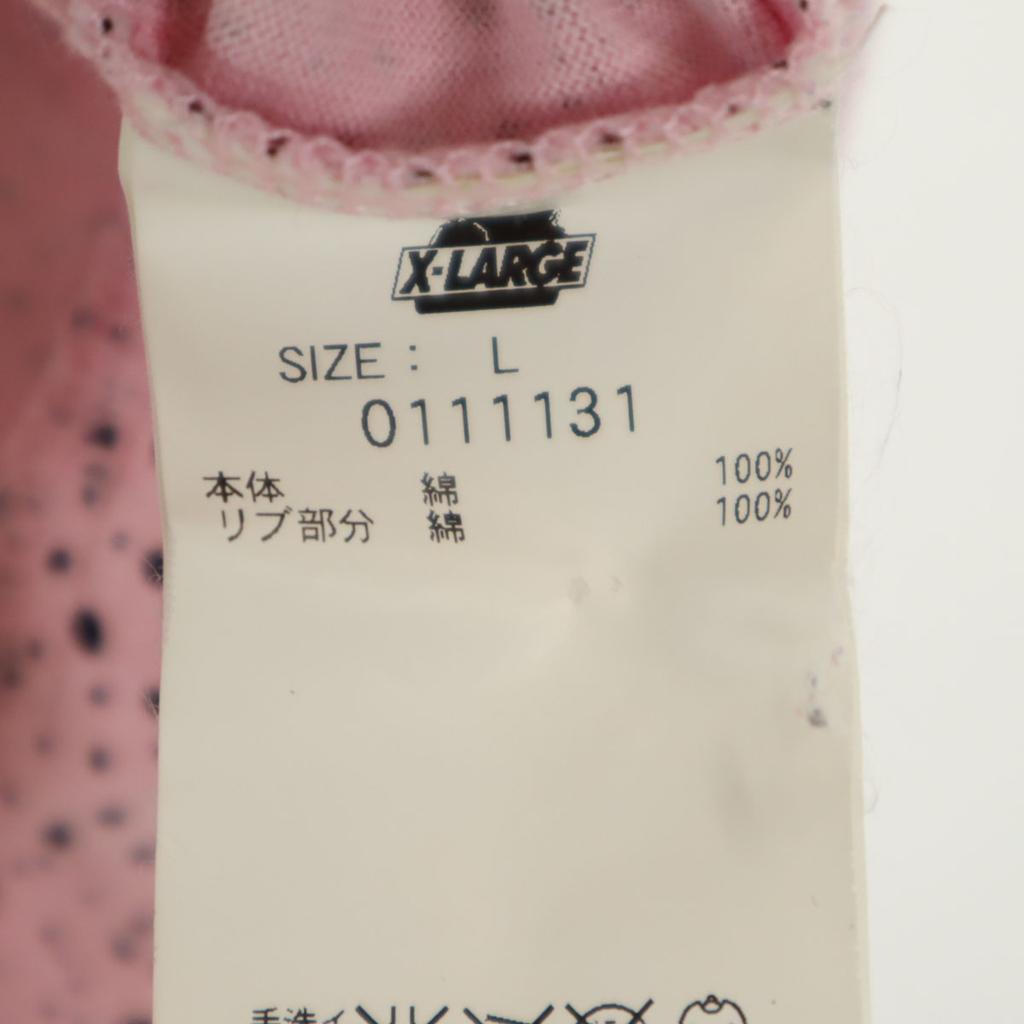 Xlarge Overall Handle Short Sleeve T-shirt L Pink Men's Used