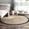 Natural Jute Rug Round Handmade Rug for Any Space Look Rustik Decor For Any Space