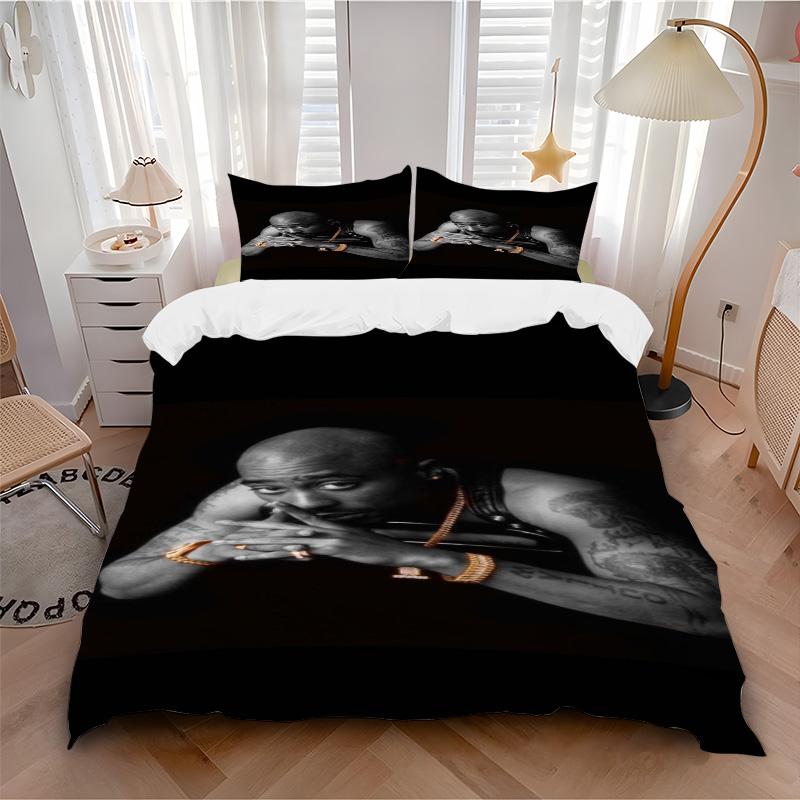 Rap Legend Bedding 3 Piece Set Hd Print Duvet Cover Pillowcases For Teens Adult Bedroom Decoration Christmas Gift C9211167