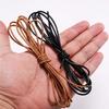 Round Cow Leather Cord 2/5 Meters Bracelet Findings Rope Leather Thong Cord  DIY Jewelry Making