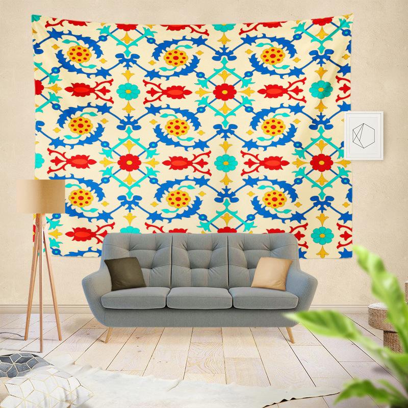 Mandala Tapestry Bedroom Decoration Painting Room Background Wall Cloth Bedhead Hanging Cloth