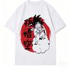 Dragon Ball Винтажная футболка с принтом Кандзи Маленький Гоку 100% Хлопок Унисекс Футболка Унисекс Высокое Качество Повседневная Уличная Одежда Топ 2026 лето