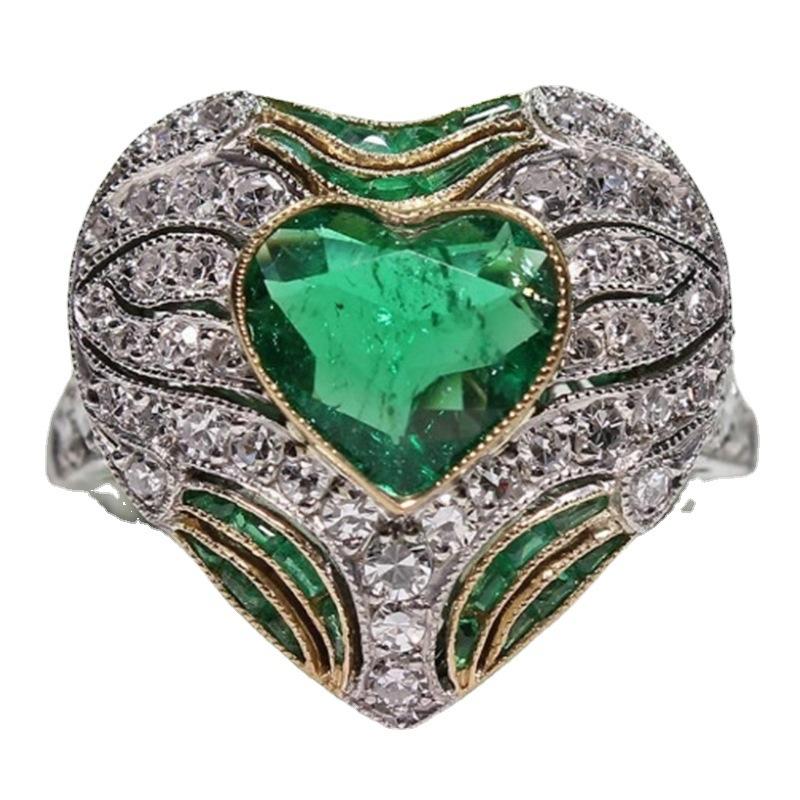 Зеленая любовь Циркон Модная рука