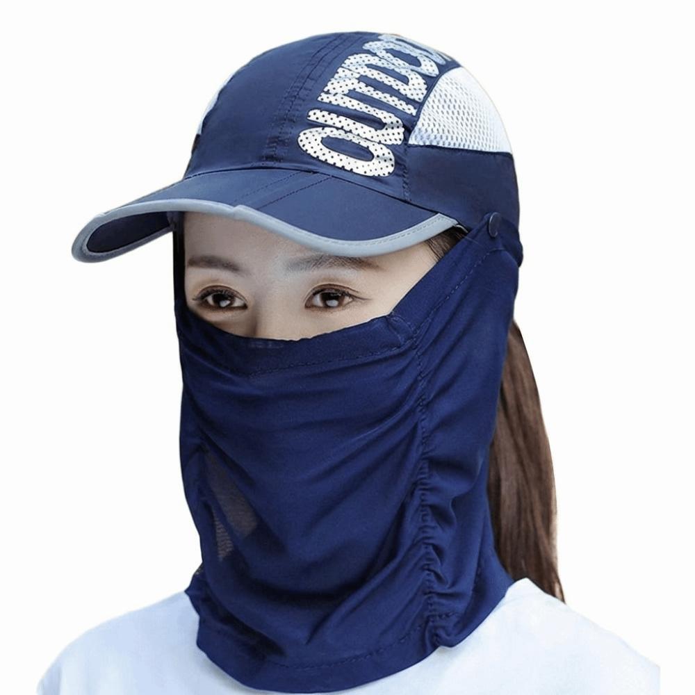Summer Wide Brim Uv Protection Breathable Beach Cap Sunshade Sun Hat Shade Hat Baseball Cap