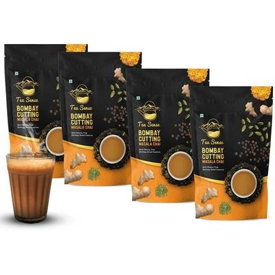 TEA SENSE Bombay Cutting Masala Chai | 800 г | Крепкий и ароматный | Ассам CTC, кардамон, фенхель, сушеный имбирь, черный перец | Чайпати, чайный порошок