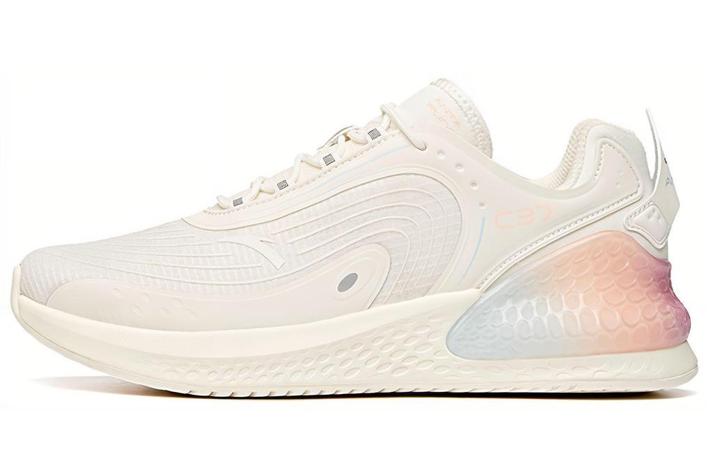 Women's Sneakers Anta C37+ Comfortable Slip Resistant Abrasion Resistant Low top Running Shoes Women's White