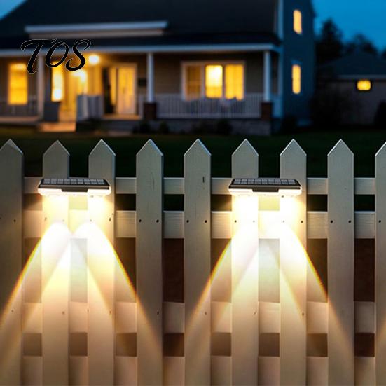 Solar Garden Wall Light Washer Lights, Outdoor Light, Waterproof LED Lamp Warm White with Color Changing RGB, Landscape Wash for Patio Fence