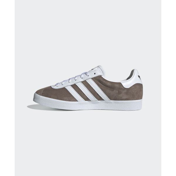 adidas Кроссовки Gazelle 85 Earth Strata Мужские Коричневый Облачно-белый Золотистый-металлик IG6220