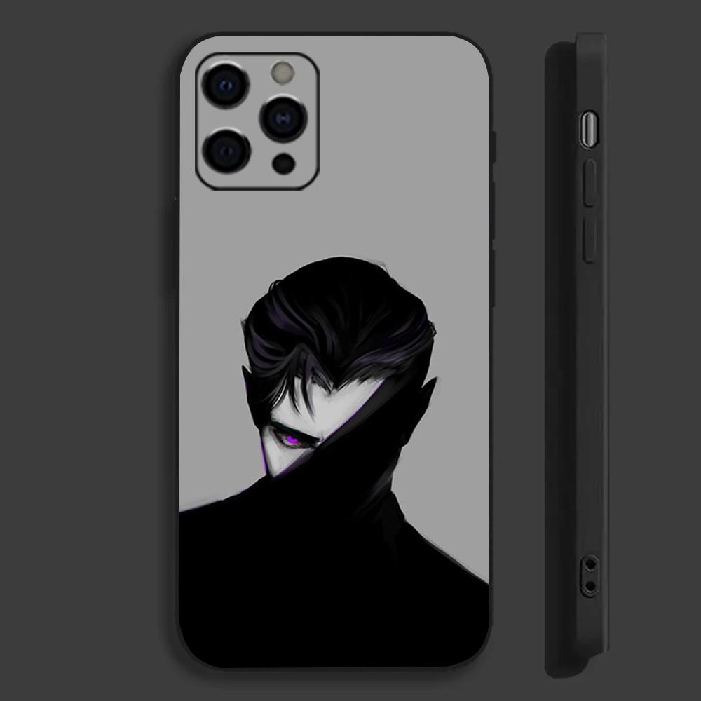 Чехол для телефона Acotar Court M-Mist and Fury для Apple iPhone 15,14,13,12,11,Pro,X,XS,Max,XR,Plus,Mini Мягкий черный чехол