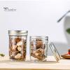 Стеклянная герметичная банка 300/400/500/650 мл с винтовой герметичной крышкой, большая емкость, прозрачная, многофункциональная, фруктовый джем, галантерейные товары, орехи, зерновые, приправы для хлопьев