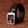 Belt Men's Retro Simple Fashion All-Match Leather Pin Buckle First Layer Cowhide Casual Minimalist Jeans Belt Men