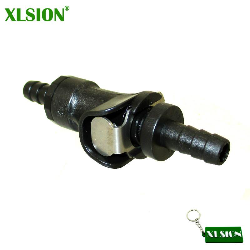 XLSION 5/16" Fuel Gas Line Quick Connect Disconnect For Motorcycle ATV Single Shut Off