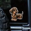 J479# Cute Mini Dachshund Dog Vinyl Car Sticker Decal Waterproof Decoration
