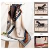 Double-sided Printed Silk Wool Scarf Elegant Commuter Versatile Fashion Coat