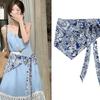 Multi-functional Cashew Flower Waist Wrap Multicolor Waist Seal Fashion Waist Decoration  Women