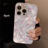 Чехол для телефона в девичьем стиле с бантом и надписью Love для iPhone 17 Pro 15 16 14 13 12 11 Pro Max 17e 16e 8 7 Plus XR XS X Серебристый Мягкий Ударопрочный Чехол