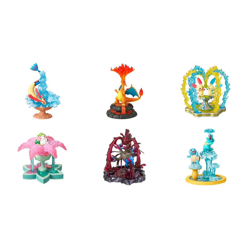 Re-Ment Pokemon Shower Splash! 1 BOX H140mm x W70mm x D80mm ATBC-PVC
