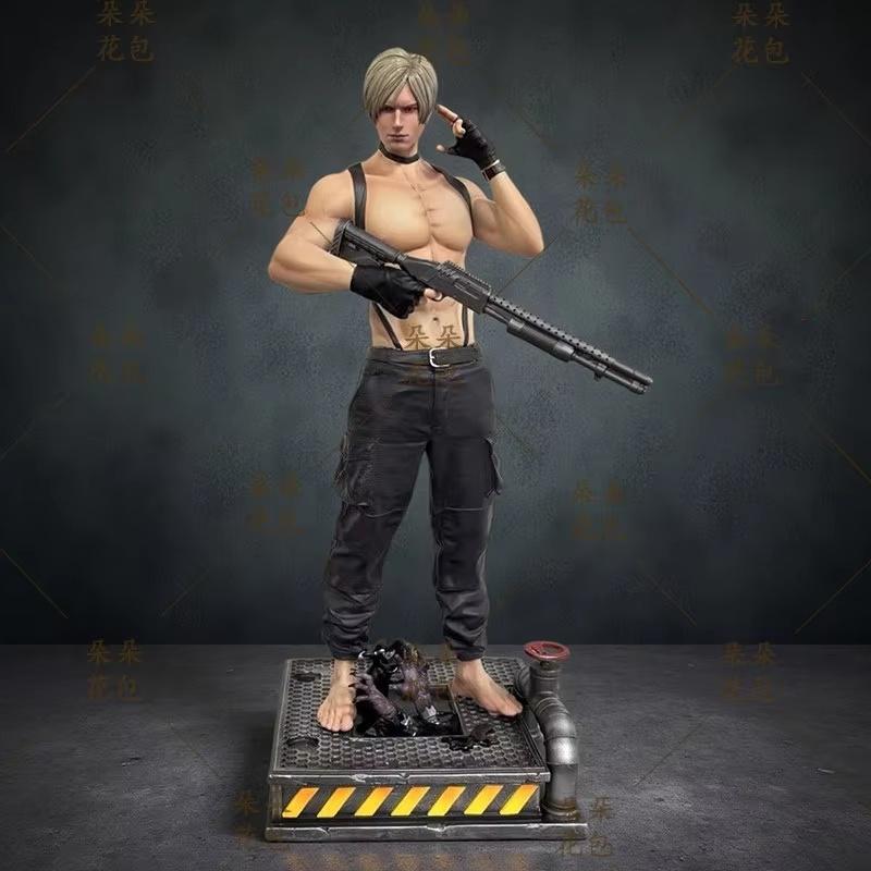 New Leon S Kennedy 3rd Generation GK Model Resident Evil Anime Game Peripheral Desktop Ornament Popular Toy Present For Anime