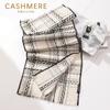 Autumn and Winter New Pure Cashmere Scarf Women's Luxury High-end Fashion Shawl Knitted Warm Scarf