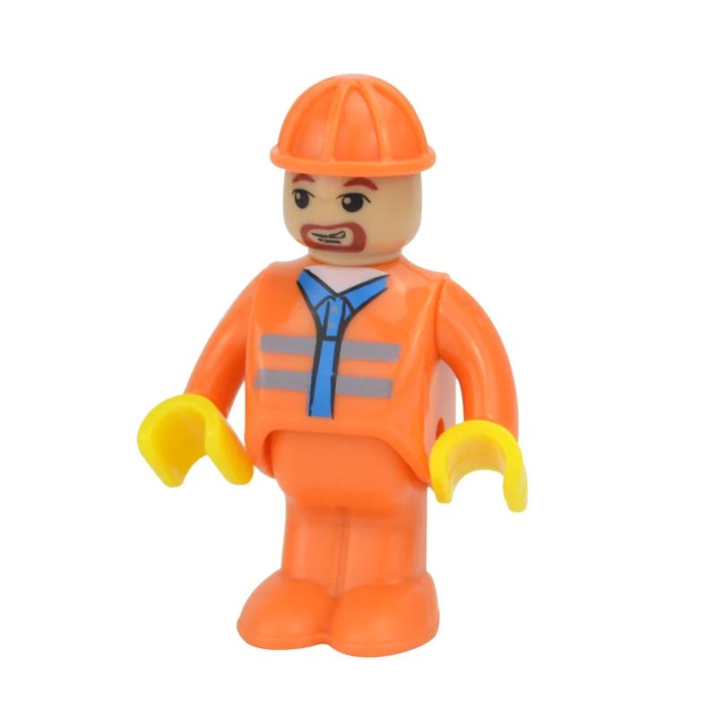 Все виды маленьких человечков, персонажи, деревянные аксессуары для железной дороги, фигурки членов семьи, рабочих, полицейских, врачей. Подходят для деревянных игрушек Biro