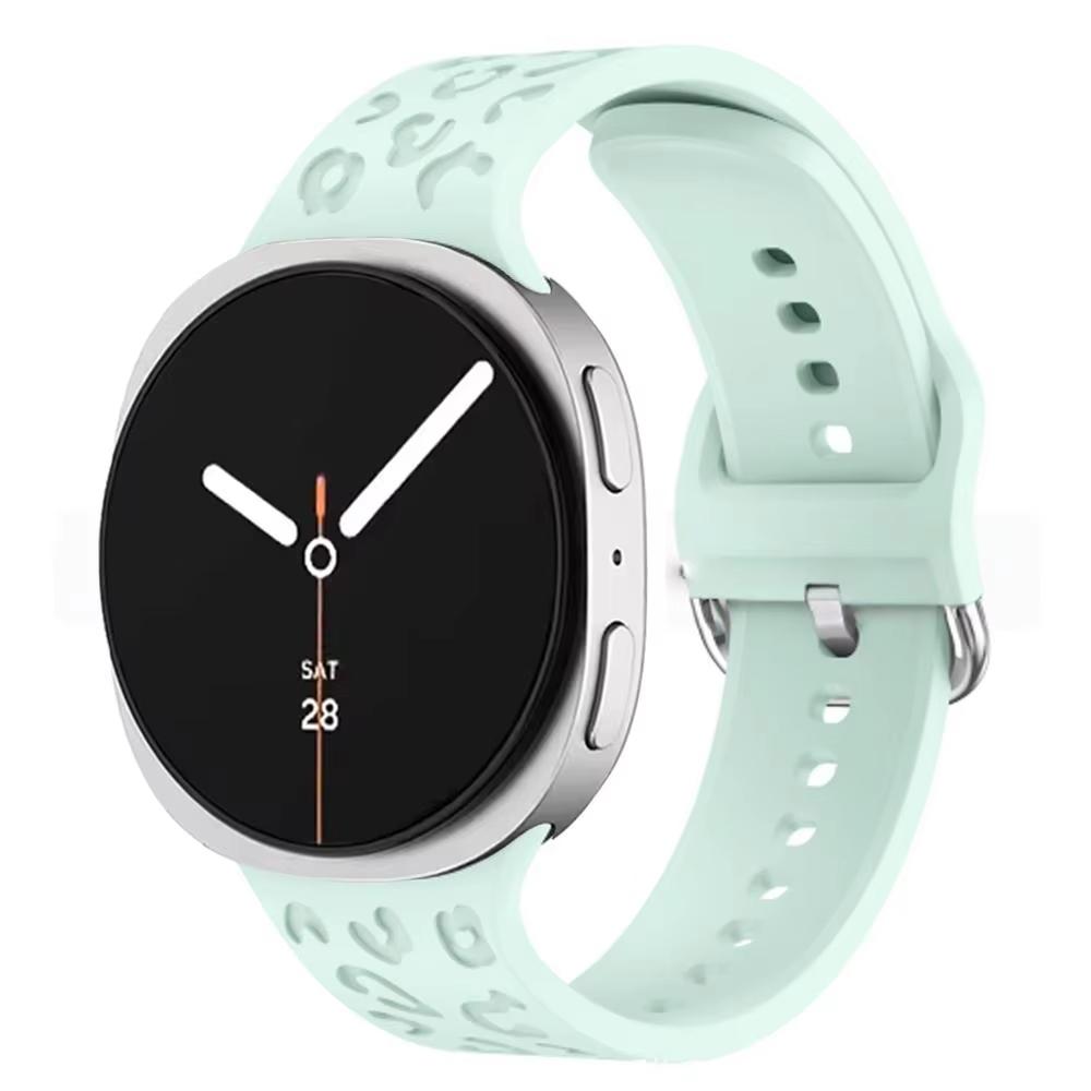 Ремешок для Samsung Galaxy watch 8/8 classic 46мм 44мм 40мм Гравированные леопардовые браслеты на запястье Correa pulseras Galaxy watch 8 Ремешок