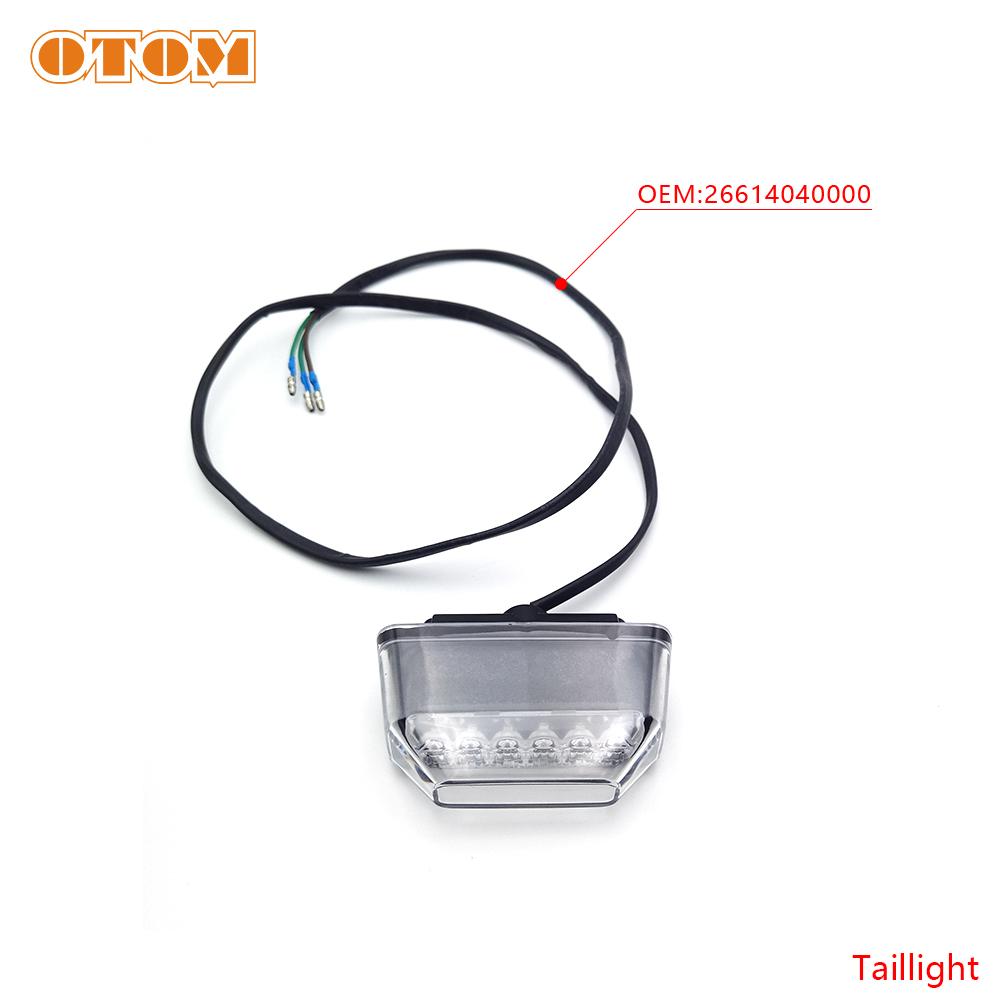 Motorcycle Accessories LED Tail Light Brake Lamp Fender License Plate Light For HUSQVARNA FE TE 150 250 300 350 450 2017-