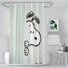 Snoopy Shower Curtain for Bathroom Aesthetic Room Decoration