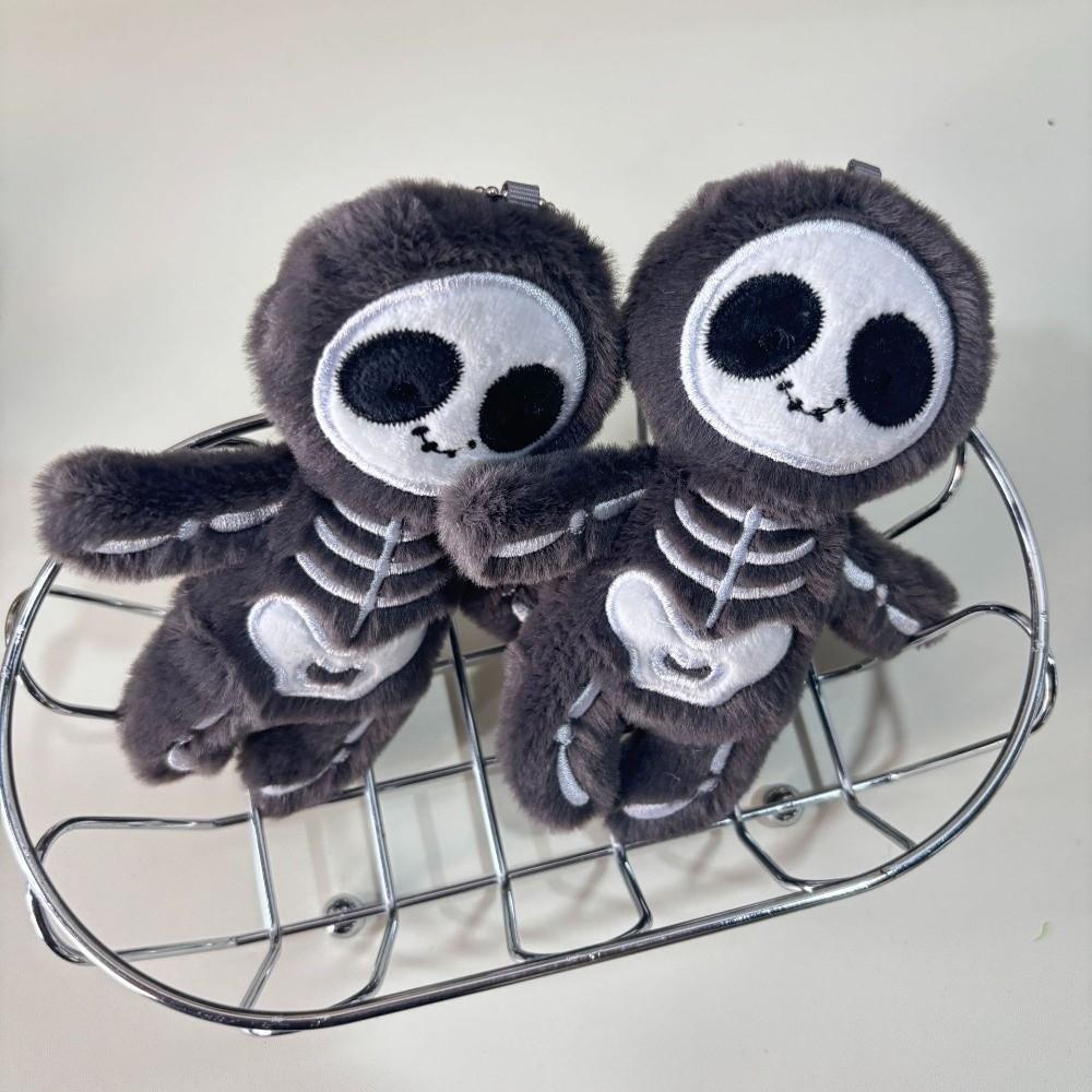 Skeleton Halloween Plush Keychain Skull Key Hanging Funny Bag Pendant Bag Decoration