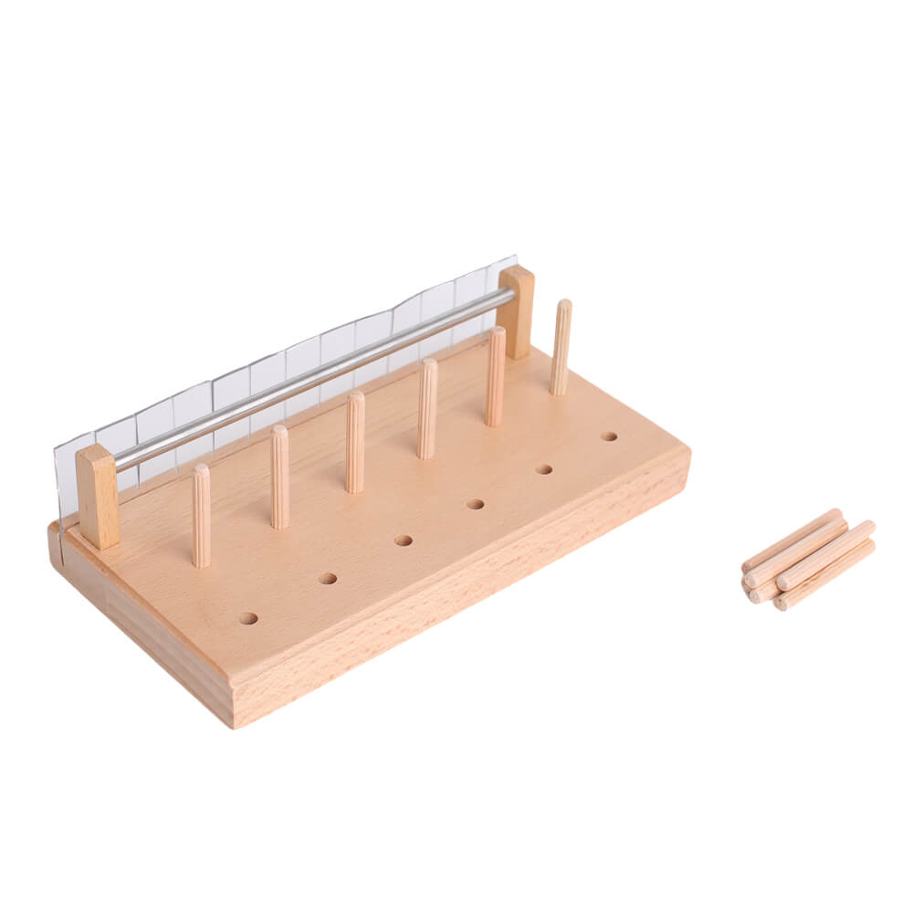 Raprance Wooden Spools Thread Holder Stand, Thread Organizer for Fly Fishing Tying Materials